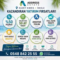 Kuzey Kıbrıs İskele’de Kazandıran Yatırım Fırsatları! Kuzey Kıbrıs İskele’de Kazandıran Yatırım Fırsatları!