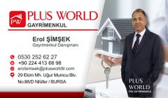 PLUS WORLD GAYRİMENKUL EROL ŞİMŞEK