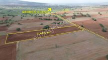 Akören Ağalarda 7.473 M2 Müstakil Tapulu Tarla