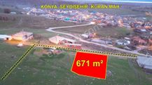 Seydişehir Kuranda 671 M2 Müstakil Tapulu Konut İmarlı Arsa