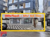 Sultanbeyli'de Cadde Üzeri Kiralık Dükkan 260m²kapalı +150m²açık