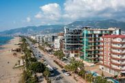 Alanya Oba’da Denize Sıfır Lüks 1+1 | Full Deniz Manzaralı