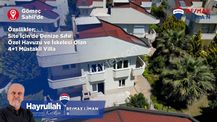 Gömeç Sahilde Müstakil Havuzu Ve İskelesi Olan Satılık 4+1 Villa