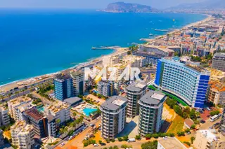 Alanya Tosmur Satılık 1+1 Deniz Manzaralı Daire