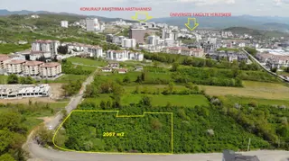 Düzce Konuralpte Satılık 2057 M2 % 35 4 Kat Konut İmarlı Arsa