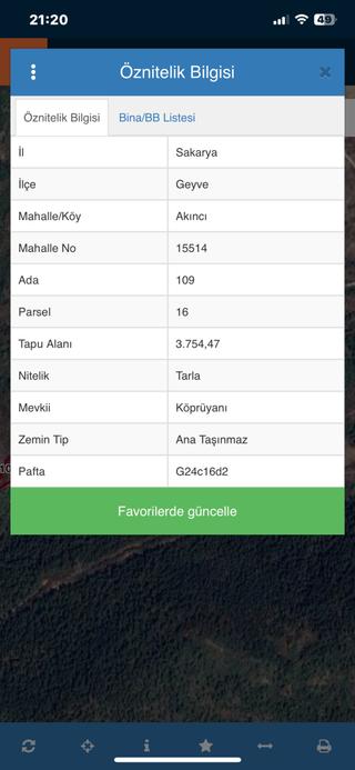 Sakarya Sahibinden Satılık Arazi