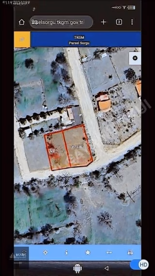 Cankurtaran Da 850 M2 İki Parsel Yan Yana Satılık Muhteşem Arsa