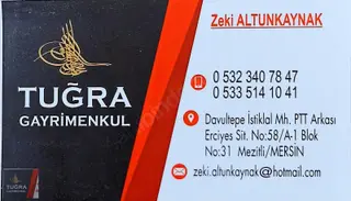 Tuğra'dan Erdemli Üzümlü Mh.de Satılık Ev Yeri