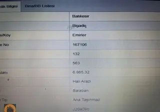 Bigadiç. Emirler ‘ De Satılık Tarla