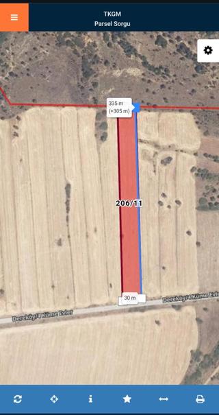 Sahibinden Gökçeada Şirinköyde Denize Yakın Ana Yol Üzeri Tarla