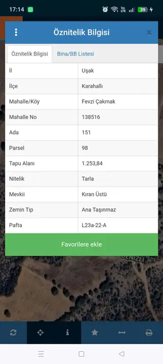 Fırsat İlandır ! Kısa Süreliğine 15.560 M2 Tarla Tek Ve Son Fiyat: 695 Bin Tl !!!
