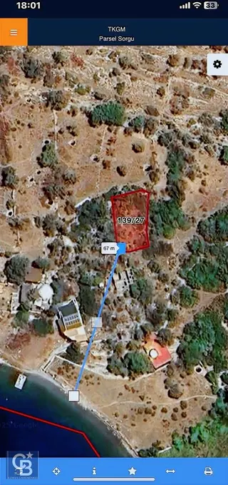 Marmaris Söğüt Köyünde Satılık Denize 100 Metre Tarla 348 M2