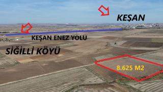 Ege Emlak'tan Keşana Yakın Siğillide Geleceğe Yatırımlık Tarla