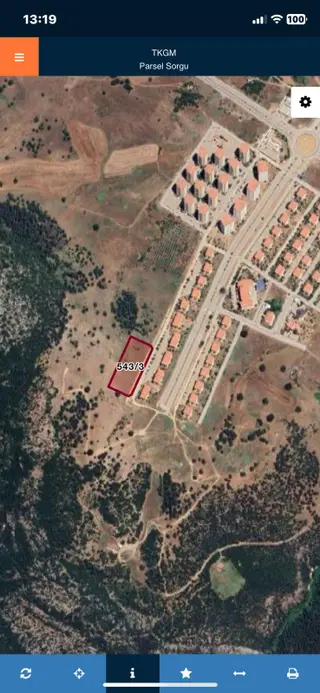 Bursa Gürsu Dışkaya Köyünde İpekyolu Mahllesinde İmarlı Satılık Arsa