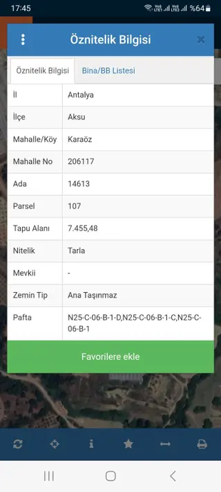 Aksu Karaözde Fırsat Arazi