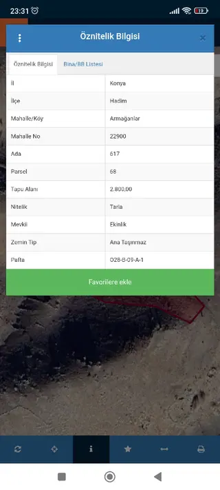 Hadim Armağanlarda 2800m Satılık Tarla