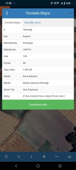 Ergene Pınarbaşı Satılık Tarla