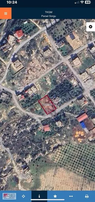 Rw Tersis'den Akdeniz Tekke Mahallesinde Satılık Köy İçi Arsa