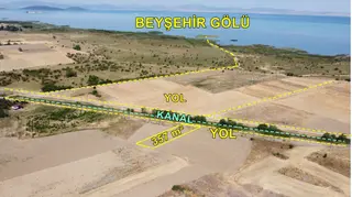Konya / Beyşehir / Gölyaka 357 M² Göl Manzaralı Müstakil Bahçelik