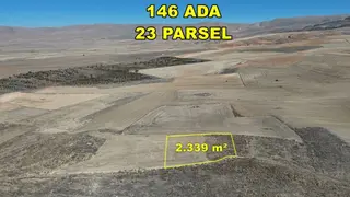 Konya / Ilgın / Dere Mahallesinde 2.339 M² Müstakil Tapulu Tarla