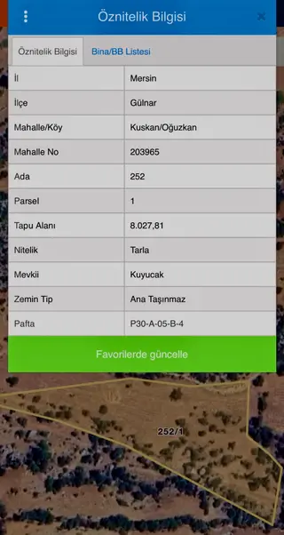 Sahibinden Mersin Gülnar Kuskan Köyü’nün Kuyucak Mevkisinde Tek Tapu