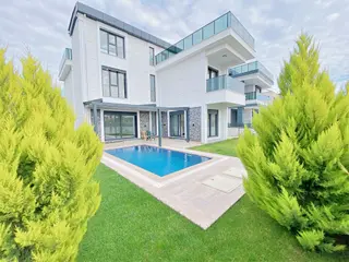 🌀gültaş Emlaktan Gürede Satılık 5+1 Otoparklı Yüzme Havuzlu Şahane Villa