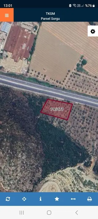 Muğla Milas Asfalt Üstü Sanayii İmar Dibinde Satılık Arazi