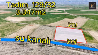*nova* Tadım Köyünde 3.347m2 Satılık Tarla
