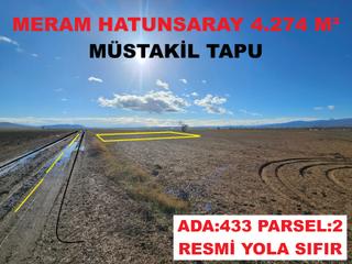 Hatunsaray'da 4.274 M² Ana Yola Yakın Müstakil Tapulu Bahçe Hatunsaray'da 4.274 M² Ana Yola Yakın Müstakil Tapulu Bahçe