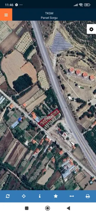 Burdur Antalya Yolu Asfalta Sıfır 1639m2 Satılık Tarla