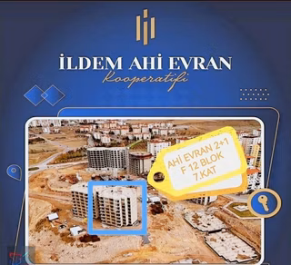 Ahievran'da F12 Blok Satılık 2+1 Çıkmış Hisse
