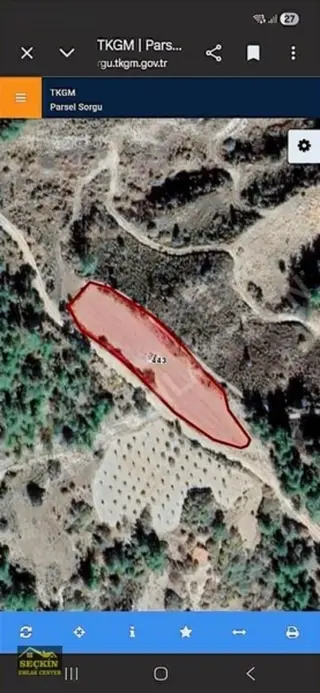 Gördesde Satılık Tarla