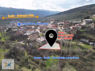 İznik Karatekin'de 229m² Konut İmarlı Arsa - Yatırım Fırsatı!