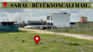 Güven'den Saray'da 300m² İmarlı Tek Tapu Yola Cephe Arsa !!!!!!!