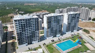 Kingden Prestijli Sitede Mnz Vıolettada Deniz Manzaralı 1+1