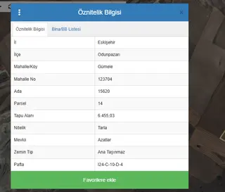 Sahibinden Eskişehir Odunpazarı Gümele'de Satılık Tarla