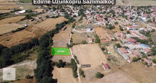 Uzunköprü Sazlımalkoçta 610 M2 Satılık İmarlı Arsa