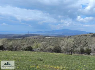 Aliağa Bahçedere Köyünde Full Deniz Manzaralı Satılık Tarla