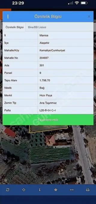 Kemaliye'de Ana Cadde Üzeri 1798 M² Satılık Arsa