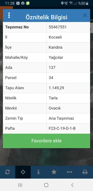 Kocaeli Kandıra Da Satılık Müstakil Parsel.