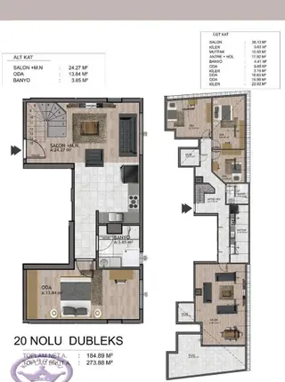 Maltepe Adatepe Sahilde Deniz Manzaralı 4+2 Çatı Dubleksi