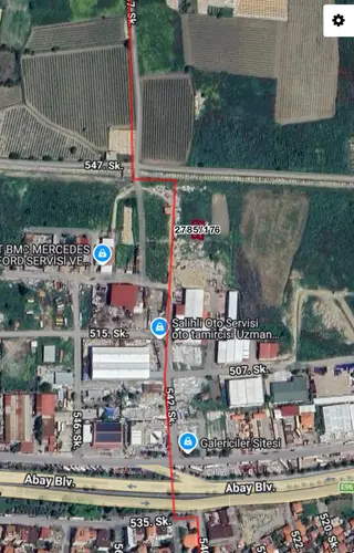 Salihli Kırveli Mahalle'sinde Satılık 240m2 Sanayi Arsası