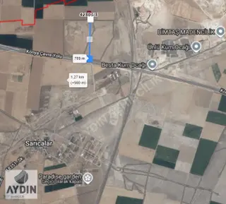 Aydın Satıyor'dan Selçuklu Sarıcalarda 250 M2 Satılık Tarla