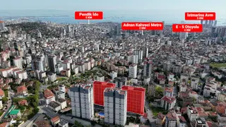 Kartal Hürriyet Mahallesi Havuzlu Otoparklı Sitede Satılık 3+1 Daire