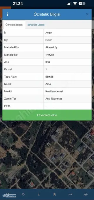 Aydın Didim Akyeniköy Villa Arsası
