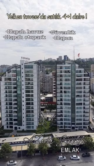 Kadir Saçaklıdan Yelqen Towers Lüx 5 Oda