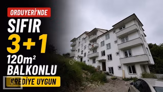 Orduyeri'nde Sıfır 3+1 Daire, 120m², Balkonlu, Krediye Uygun