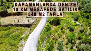 Alanya Karamanlar'dasatılık 548 M2 Tarla
