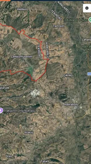 Çerkezmüselim Köyünde Tek Tapu Uygun Fiyata 4800 M2 Tarla