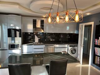 Luxury 3th Floor 2+1 Apartment With Sea View & Pool İn Of Kale Sitesi, Kestel